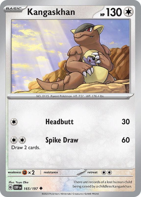 Kangaskhan 165/197 - Obsidian Flames