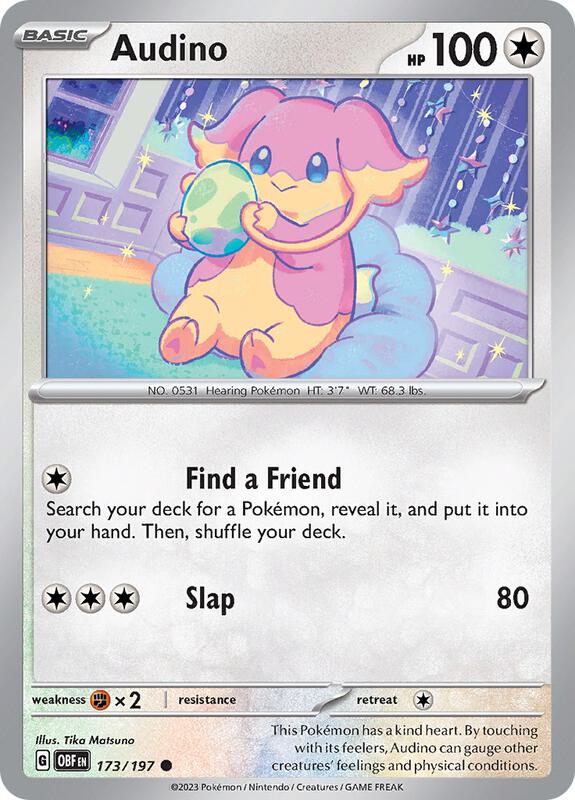 Audino 173/197 - Obsidian Flames