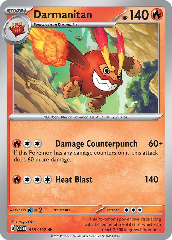 Darmanitan 035/197 - Obsidian Flames