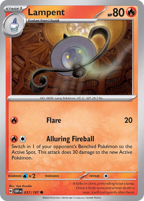 Lampent 037/197 - Obsidian Flames