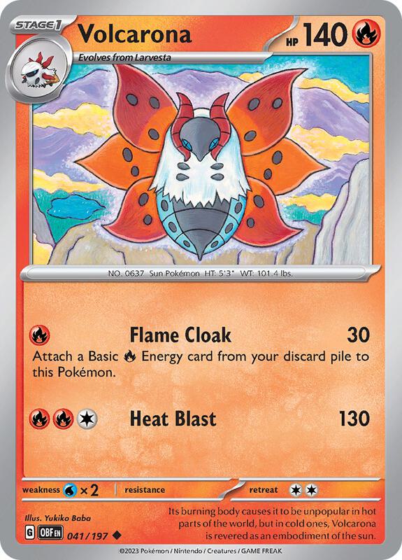 Volcarona 041/197 - Obsidian Flames
