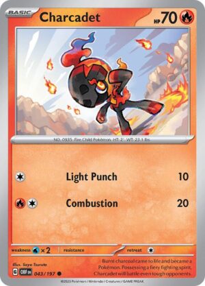 Charcadet 043/197 - Obsidian Flames
