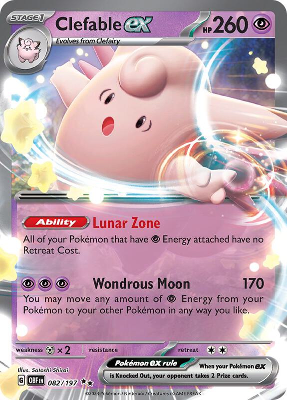 Clefable ex 082/197 - Obsidian Flames