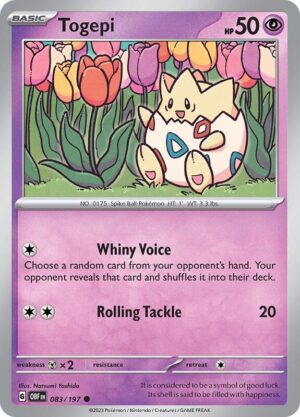 Togepi 083/197 - Obsidian Flames