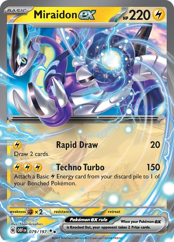 Miraidon ex 079/197 - Obsidian Flames