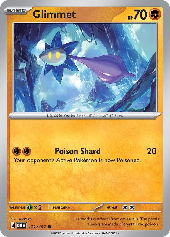 Glimmet 122/197 - Obsidian Flames