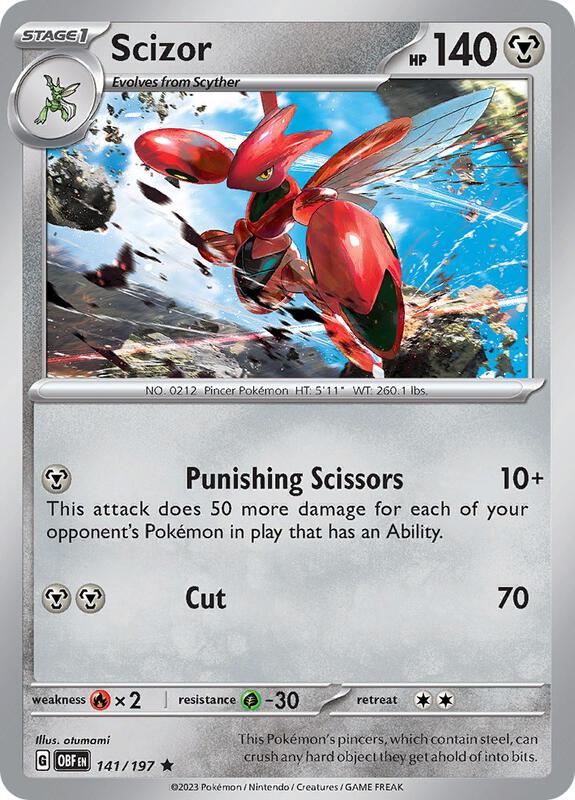 Scizor 141/197 - Obsidian Flames