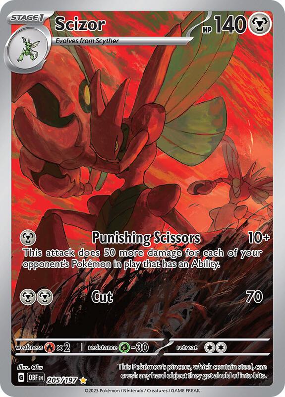 Scizor 205/197 - Obsidian Flames