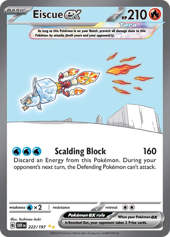 Eiscue ex 222/197 - Obsidian Flames