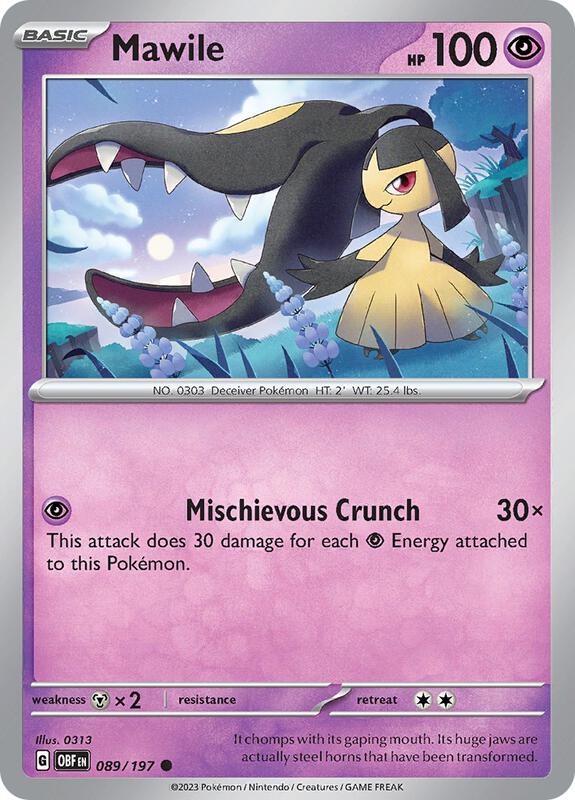 Mawile 89/197 - SV03: Obsidian Flames
