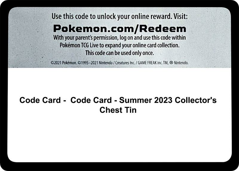 Karta Pokemon Code Card - Summer 2023 Collector's Chest Tin - SWSH05: Battle Styles