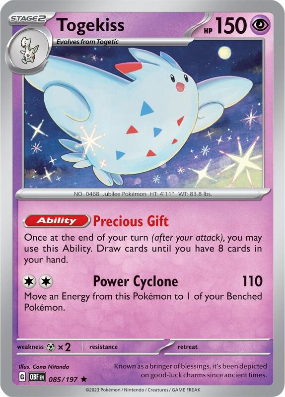 Togekiss 085/197 - Obsidian Flames