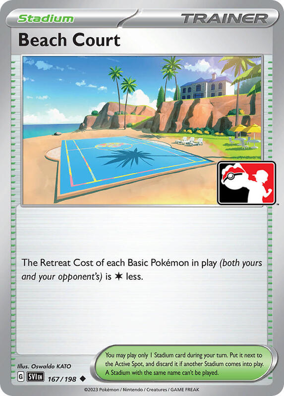 Beach Court 167/198 - Scarlet & Violet