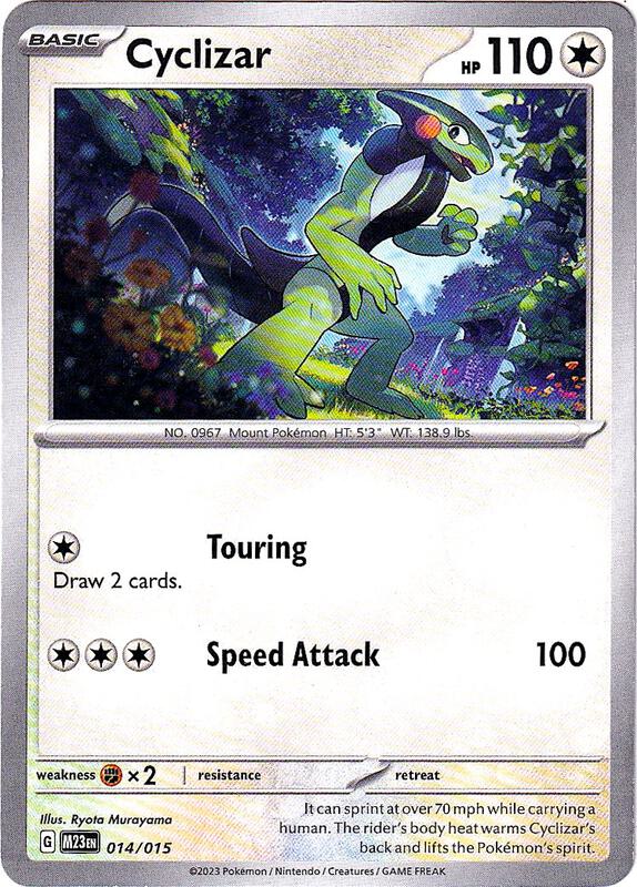 Karta Pokemon Cyclizar 14/015 - McDonald's Promos 2023
