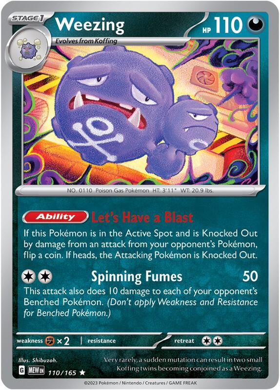 Weezing 110/165 - 151
