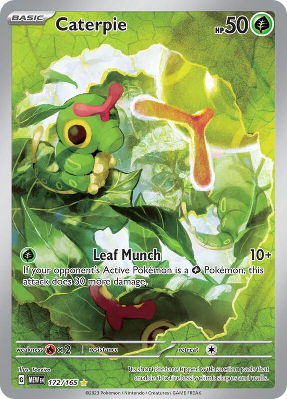 Karta Pokemon Caterpie 172/165 - SV: Scarlet & Violet 151