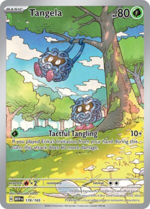 Karta Pokemon Tangela 178/165 - SV: Scarlet & Violet 151