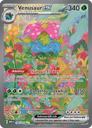 Karta Pokemon Venusaur ex 198/165 - SV: Scarlet & Violet 151
