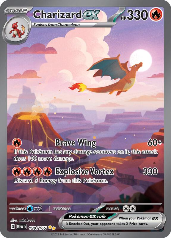 Karta Pokemon Charizard ex 199/165 - SV: Scarlet & Violet 151