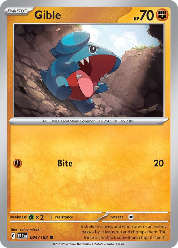 Gible 094/182 - Paradox Rift