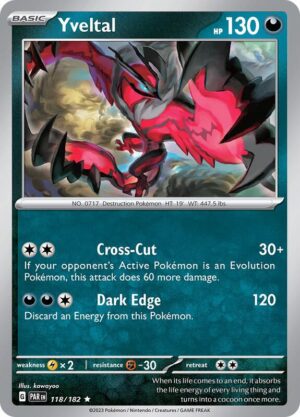 Yveltal 118/182 - Paradox Rift