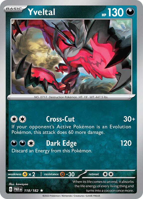 Yveltal 118/182 - Paradox Rift