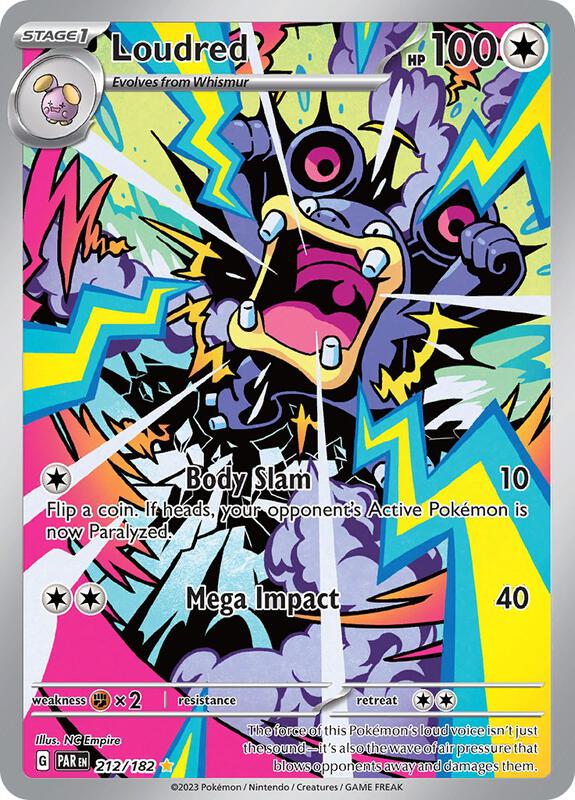 Loudred 212/182 - Paradox Rift