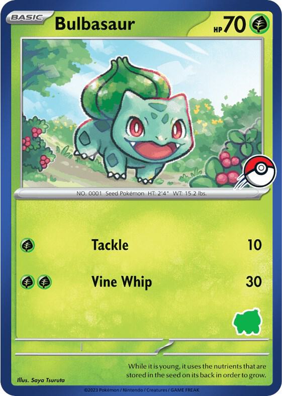 Karta Pokemon Bulbasaur (Blue Border) - My First Battle