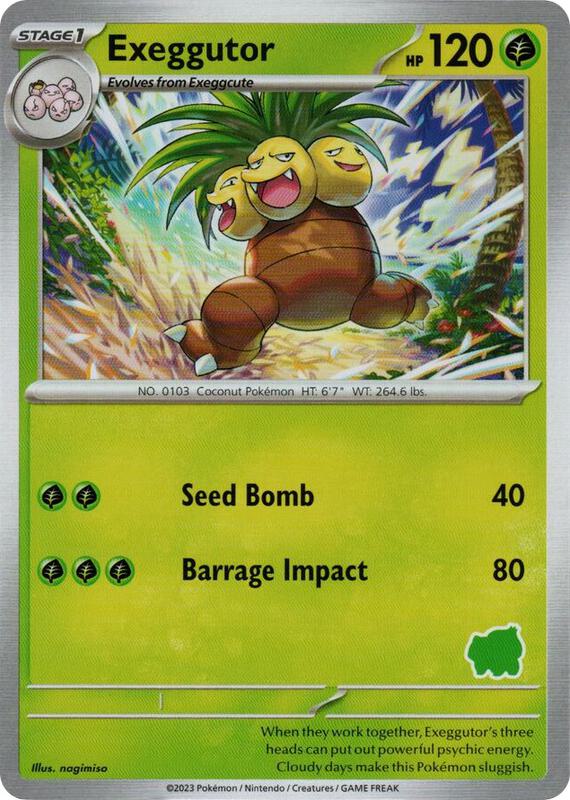 Karta Pokemon Exeggutor - My First Battle