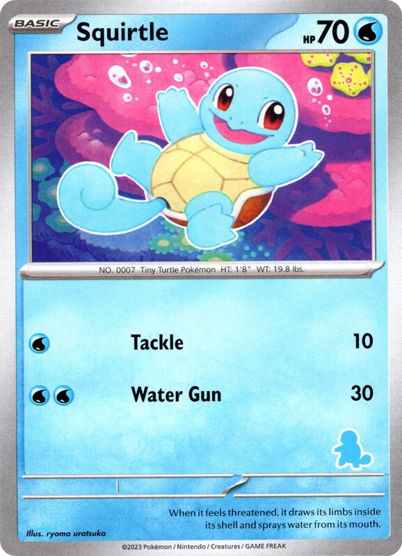 Karta Pokemon Squirtle - My First Battle