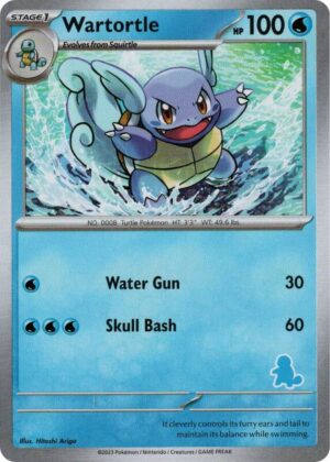 Karta Pokemon Wartortle - My First Battle