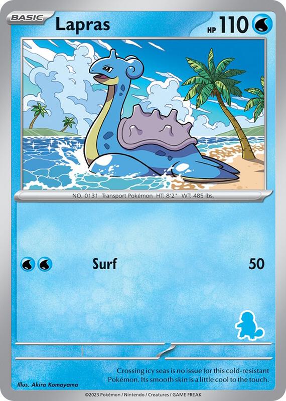 Karta Pokemon Lapras - My First Battle