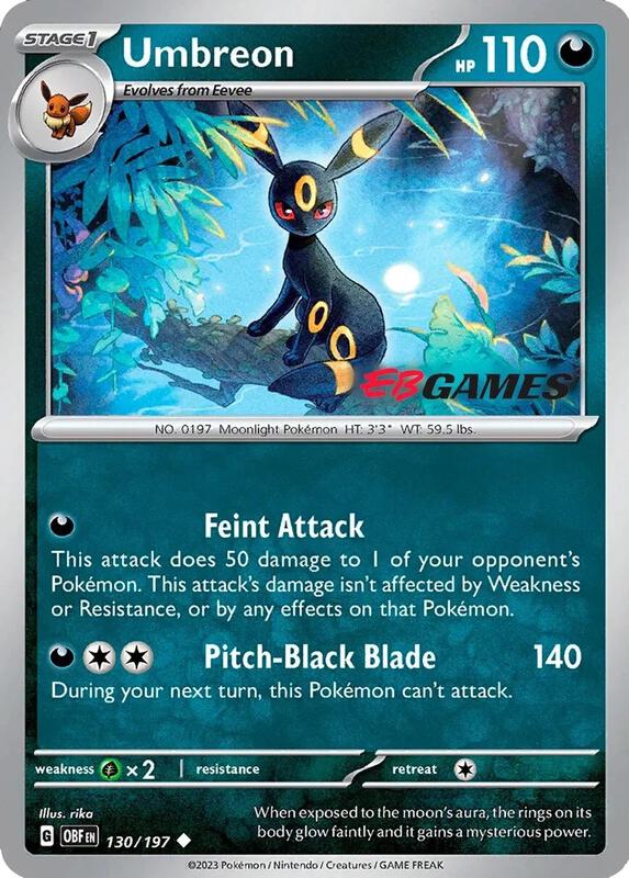 Karta Pokemon Umbreon 130/197 (EBGames Exclusive) - Miscellaneous Cards & Products
