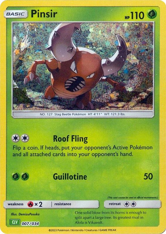 Karta Pokemon Pinsir 7/034 - Trading Card Game Classic