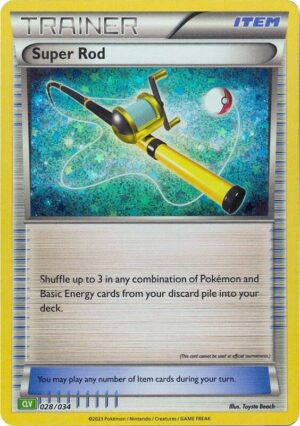 Karta Pokemon Super Rod (CLV) 28/034 - Trading Card Game Classic