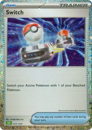 Karta Pokemon Switch (CLV) 29/034 - Trading Card Game Classic