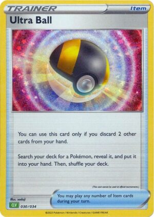 Karta Pokemon Ultra Ball (CLV) 30/034 - Trading Card Game Classic