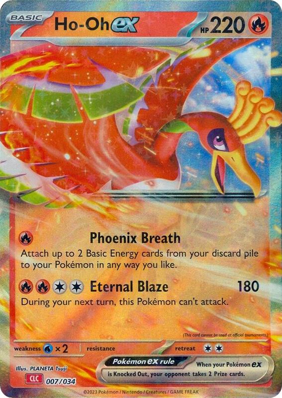 Karta Pokemon Ho-oh ex 7/034 - Trading Card Game Classic