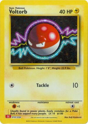 Karta Pokemon Voltorb 10/034 - Trading Card Game Classic