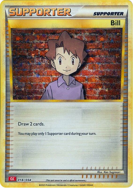 Karta Pokemon Bill (CLC) 18/034 - Trading Card Game Classic