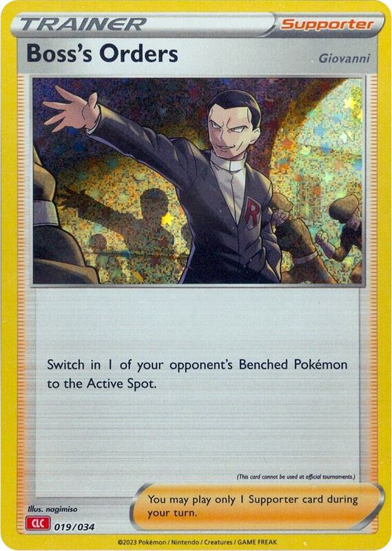 Karta Pokemon Boss's Orders (CLC) 19/034 - Trading Card Game Classic