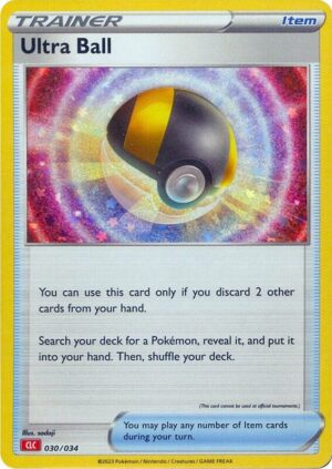 Karta Pokemon Ultra Ball (CLC) 30/034 - Trading Card Game Classic