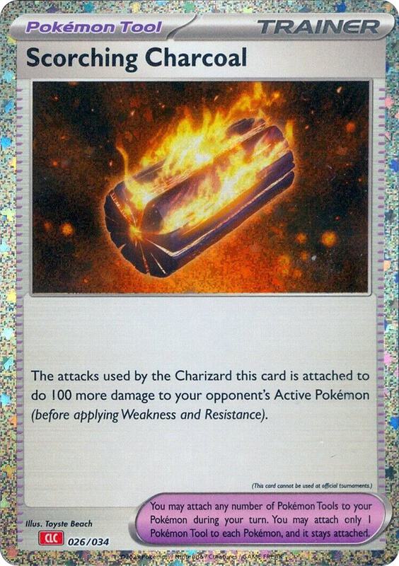 Karta Pokemon Scorching Charcoal 26/034 - Trading Card Game Classic