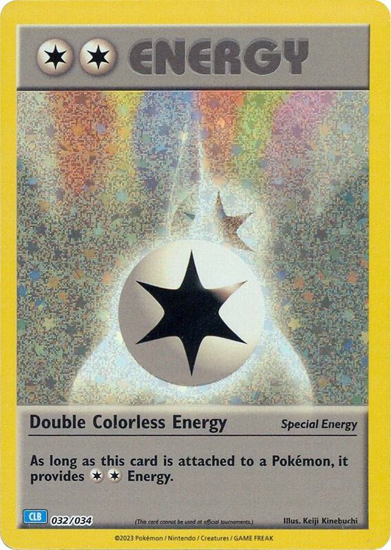 Karta Pokemon Double Colorless Energy (CLB) 32/034 - Trading Card Game Classic
