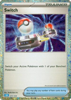 Karta Pokemon Switch (CLB) 29/034 - Trading Card Game Classic