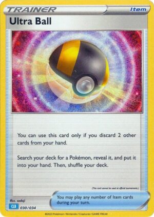 Karta Pokemon Ultra Ball (CLB) 30/034 - Trading Card Game Classic