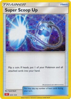 Karta Pokemon Super Scoop Up 28/034 - Trading Card Game Classic