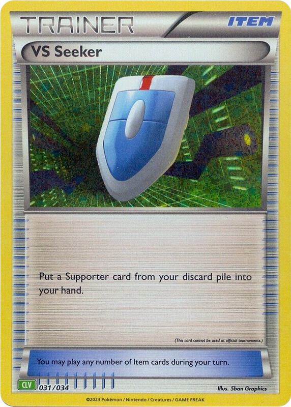 Karta Pokemon VS Seeker (CLV) 31/034 - Trading Card Game Classic