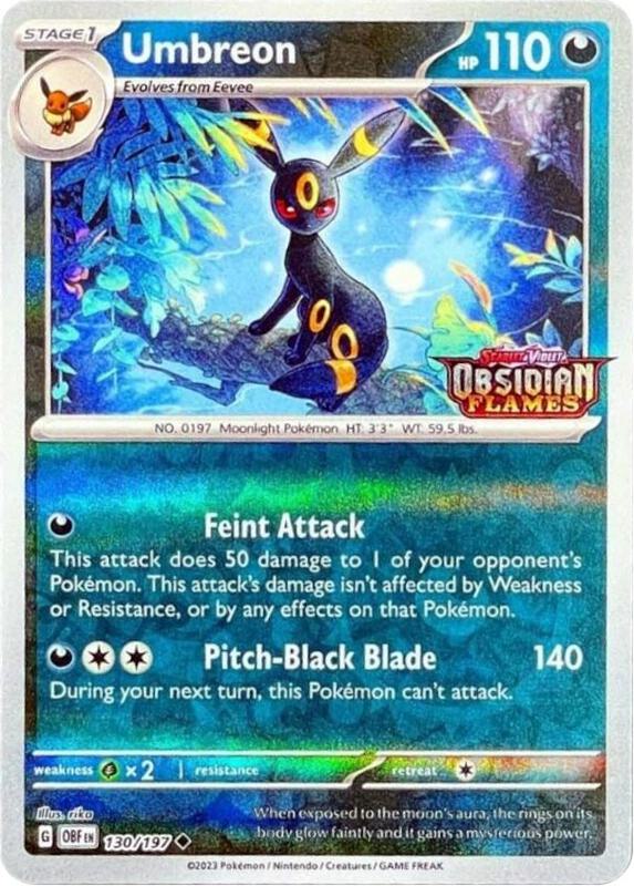Umbreon 130 - Obsidian Flames