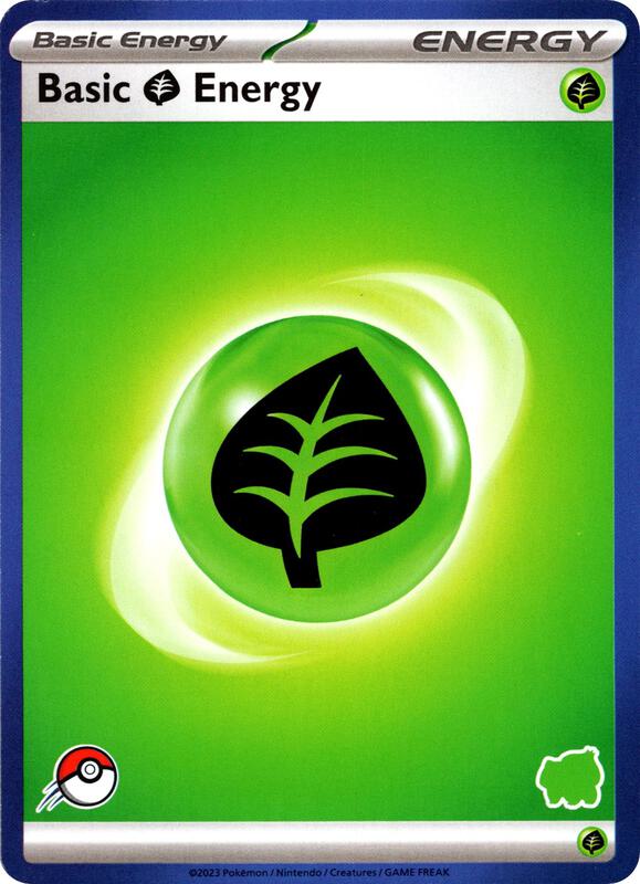 Karta Pokemon Basic Grass Energy (Blue Border) - My First Battle